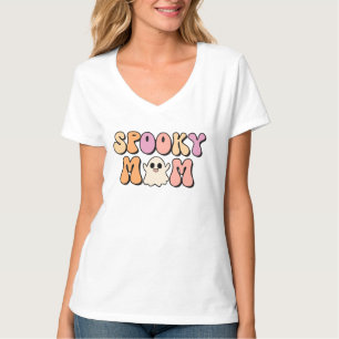 Camiseta Retro Spooky Mom