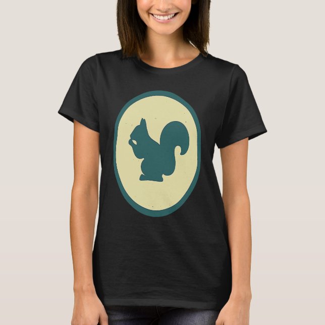 Camiseta Retro Squirrel Vintage Wild Animal (Anverso)