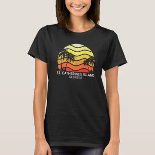 Camiseta Retro St. Catherines Island Surf Beach Vintage Pal