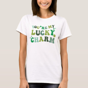 Camiseta retro St Patricks day eres mi encanto de suerte