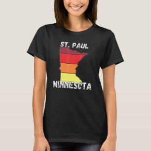 Camiseta Retro St Paul MN Ropa Minnesota City
