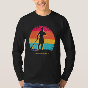 Camiseta Retro Stand Up Paddler Paddleboarding Padd Al Aire