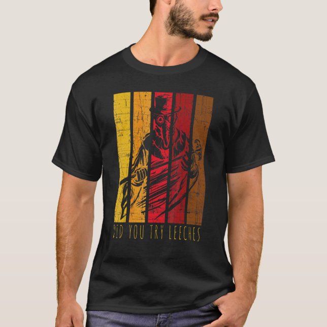 Camiseta Retro Steampunk ¿Probaste a Médica de la peste de  (Anverso)
