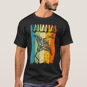 Camiseta Retro Stingray Bahamas Caribe Theme Friends Famili