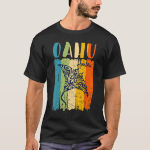 Camiseta Retro Stingray Oahu Hawaii Familia de amigos coinc