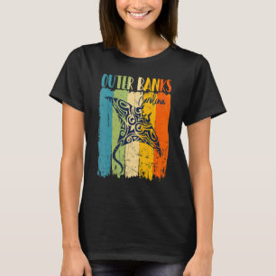Camiseta Retro Stingray Outer Banks Carolina Theme Friends