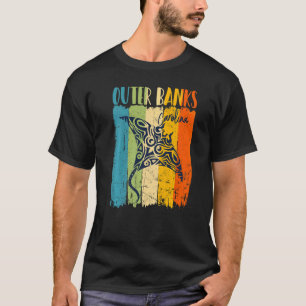 Camiseta Retro Stingray Outer Banks Carolina Theme Friends