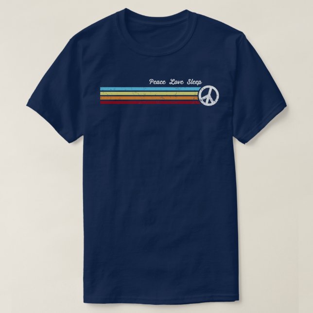 Camiseta Retro Strips Sleep (Diseño del anverso)