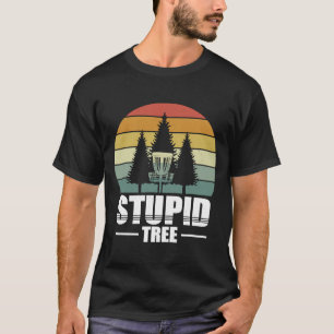 Camiseta Retro Stupid Tree Disc Golf Player 2