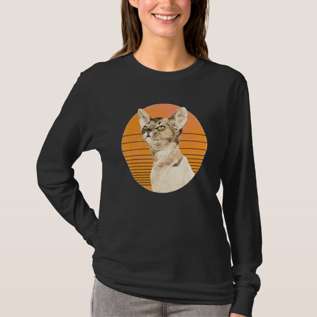 Camiseta Retro Style Cat for every kitten & cat (Anverso)