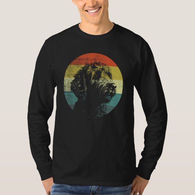 Camiseta Retro Style Goldendoodle Dog (Anverso)