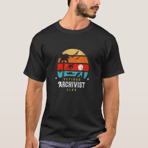 Camiseta Retro Style Retirement Gag Idea Archivista retirad