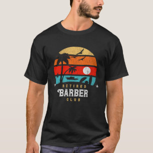 Camiseta Retro Style Retirement Gag Idea Barber retirada