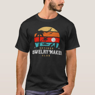 Camiseta Retro Style Retirement Gag Idea Joyería Retirada M