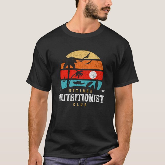 Camiseta Retro Style Retirement Gag Idea Nutritio Retirada (Anverso)