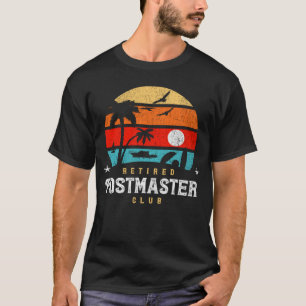Camiseta Retro Style Retirement Gag Idea Postmas retiradas