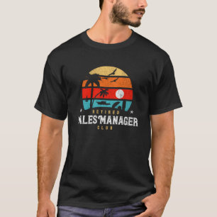 Camiseta Retro Style Retirement Gag Idea Retirada Vendedor
