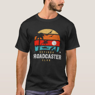 Camiseta Retro Style Retirement Gag Ideas Broadcas Retirada