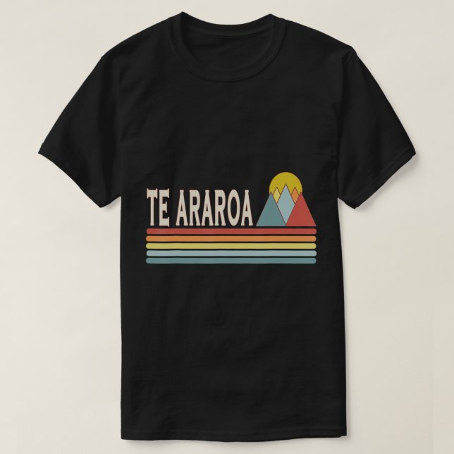 Camiseta Retro style Te Araroa outdoors T-Shirt (Diseño del anverso)