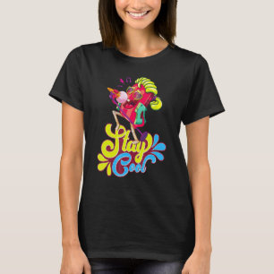 Camiseta Retro Summer Popsicle Stay Guay Ice Cream Citas