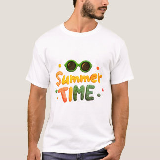 Camiseta Retro Summer Time – vacaciones