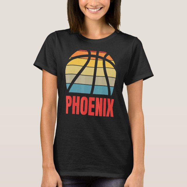 Camiseta Retro Sun Basketball Phoenix Design (Anverso)