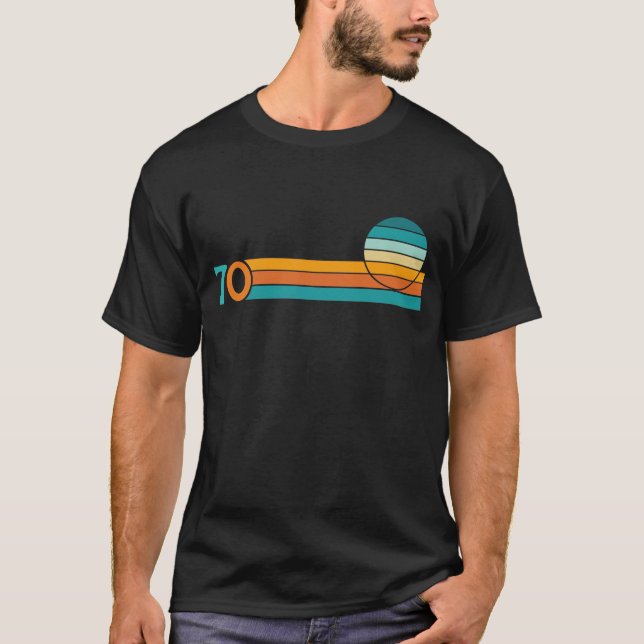 Camiseta Retro Sunset 70 (Anverso)