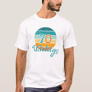 Camiseta Retro Sunset 70 Vintage Distressed
