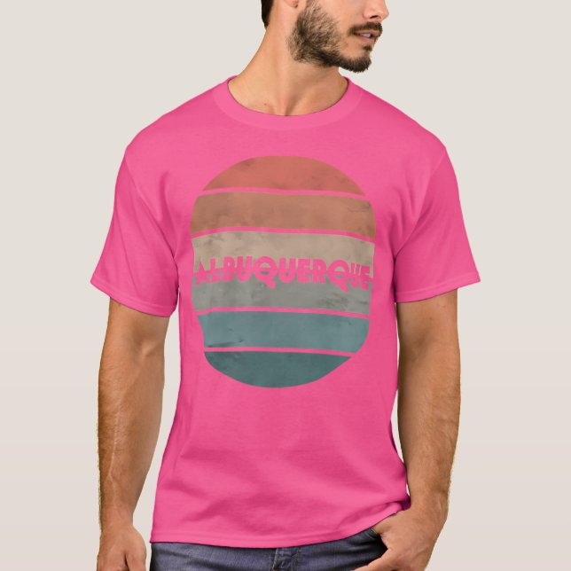 Camiseta Retro Sunset Albuquerque (Anverso)