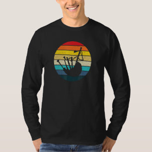Camiseta Retro sunset bagpiper bagpiper bagpipa bagpias jug