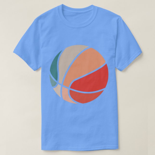 Camiseta Retro Sunset Basketball Colorous (Diseño del anverso)