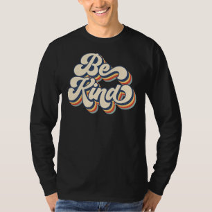 Camiseta Retro Sunset Be Kind Autism Peace Signs Choose Kin