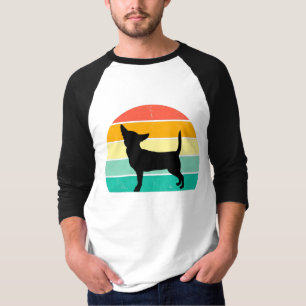 Camiseta Retro Sunset Chihuahua
