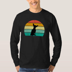 Camiseta Retro Sunset Chihuahua