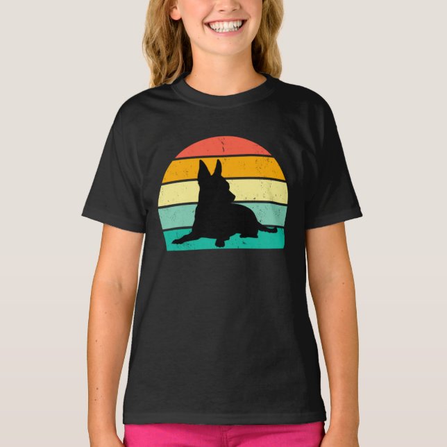 Camiseta Retro Sunset Chihuahua (Anverso)