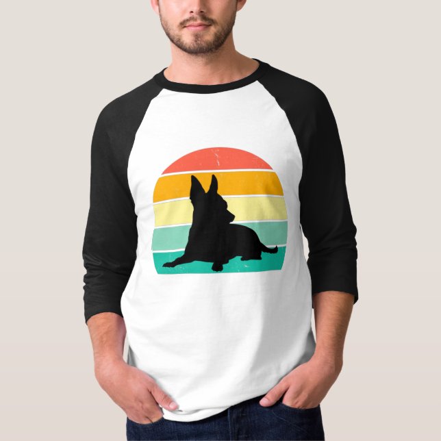 Camiseta Retro Sunset Chihuahua (Anverso)