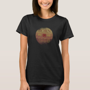 Camiseta Retro Sunset Collection Fecha De Nacimiento 1960 N