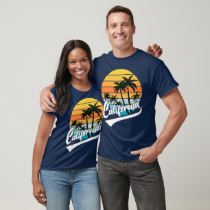Camiseta Retro Sunset de California