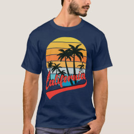 Camiseta Retro Sunset de California