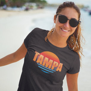 Camiseta Retro Sunset de Tampa Florida