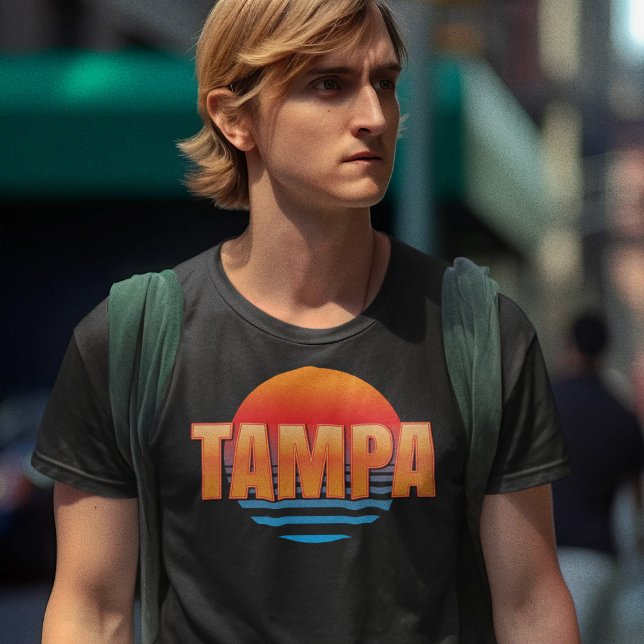 Camiseta Retro Sunset de Tampa Florida (Subido por el creador)