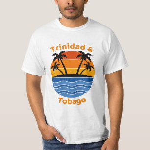Camiseta Retro Sunset de Trinidad y Tobago