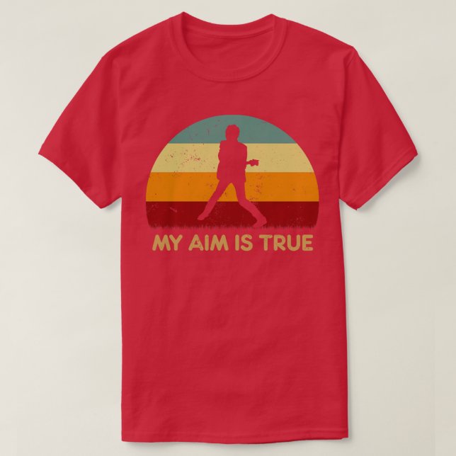 Camiseta Retro Sunset Elvis Costello Mi Objetivo Es Verdade (Diseño del anverso)