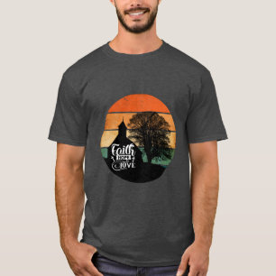 Camiseta Retro Sunset Faith Hope Love