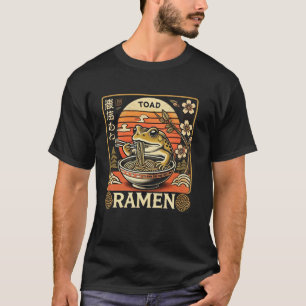 Camiseta Retro Sunset Japonés Noodles De Arte Frota El Mont