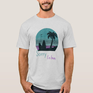 Camiseta Retro Sunset - Lo siento, estoy ocupado