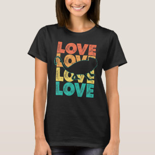 Camiseta Retro Sunset Me Encanta La Idea Chameleon Para Ani