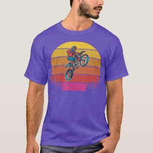 Camiseta Retro Sunset Motocross Supercross Off Road Road