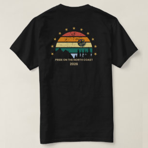 Camiseta Retro Sunset North Coast Pride