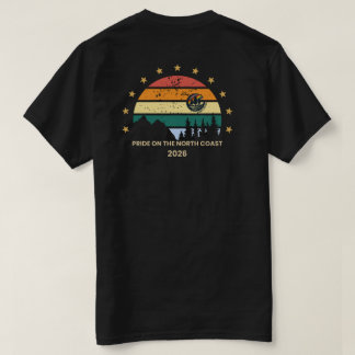 Camiseta Retro Sunset North Coast Pride